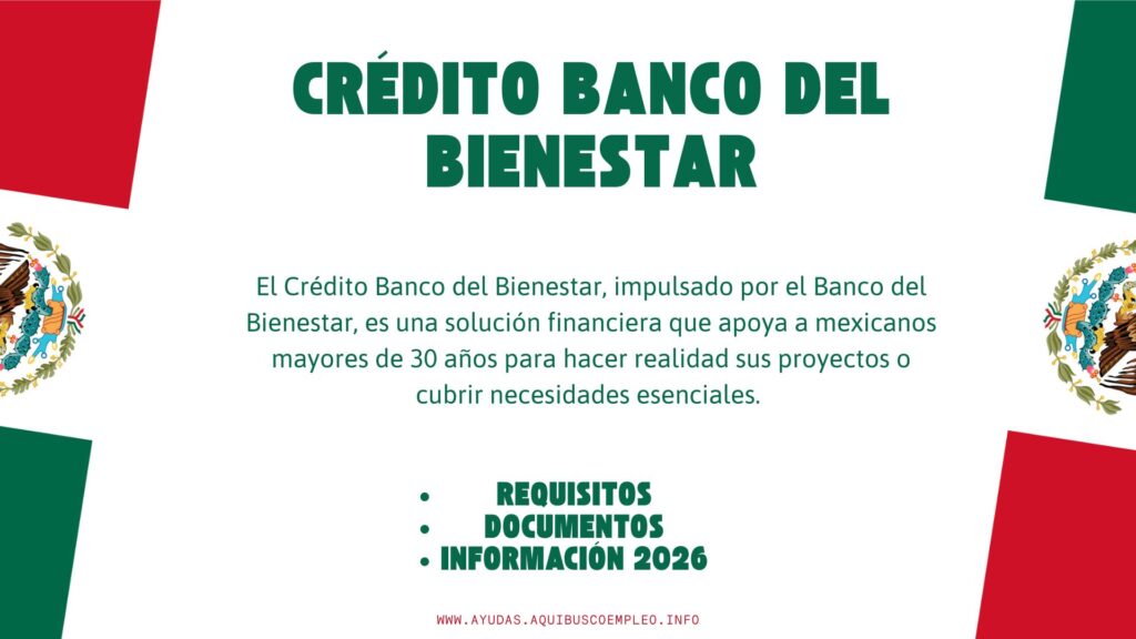 crédito banco del bienestar