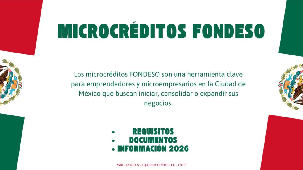 microcreditos FONDESO