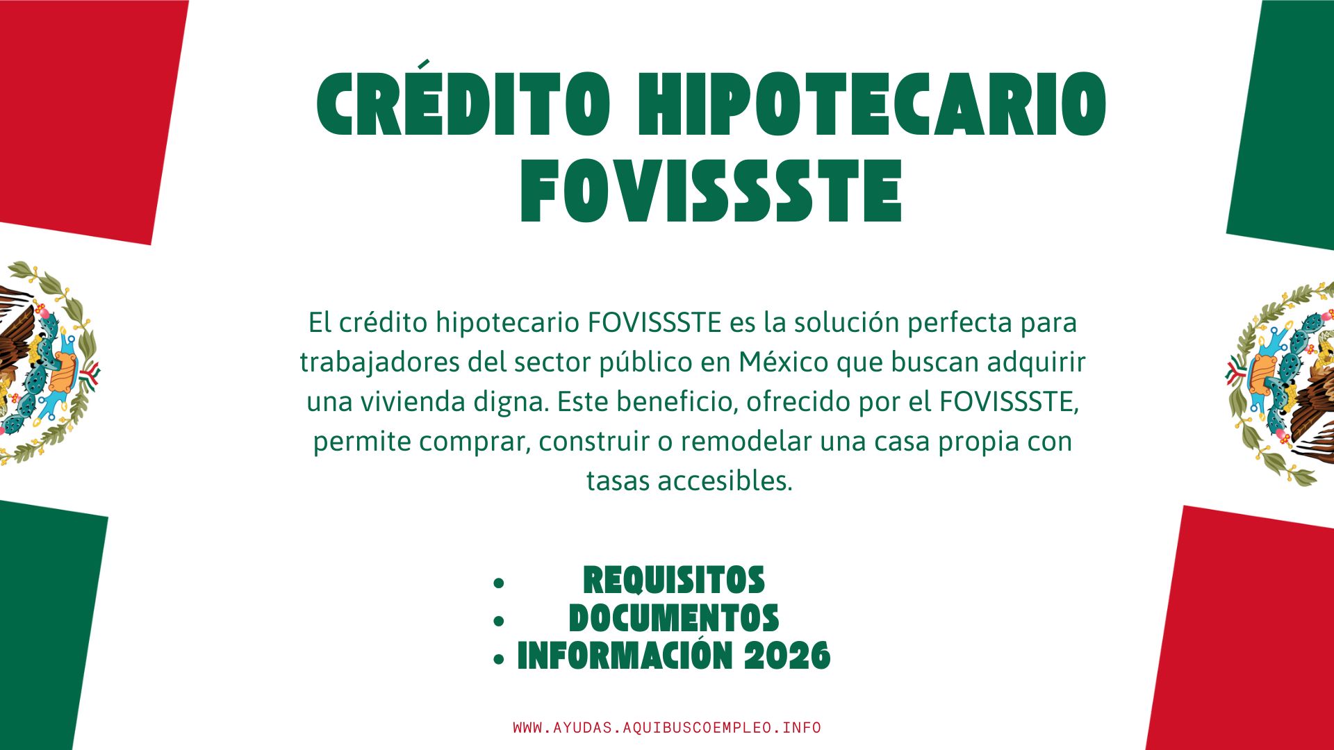 crédito hipotecario FOVISSSTE