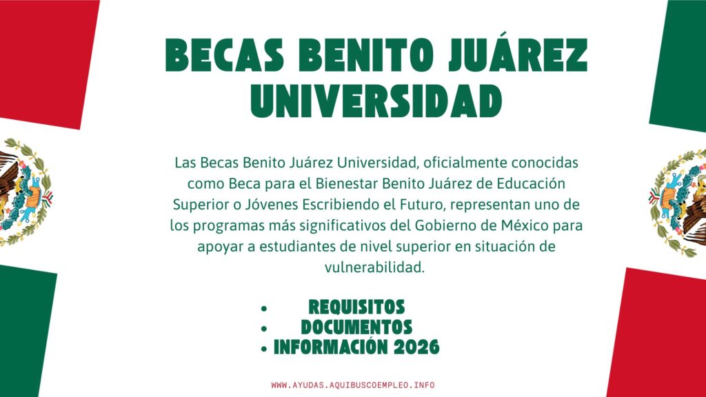 Becas Benito Juárez Universidad