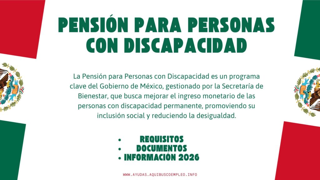 Pensión para Personas con Discapacidad